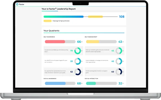 An e-Factor® emotional intelligence report