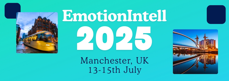 Conference banner for the EmotionIntell EQ conference in July 2025, Manchester, UK