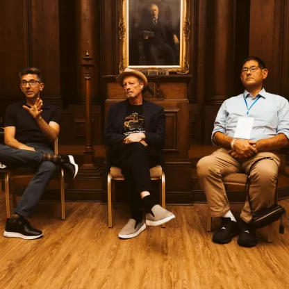 Picture of Marc Brackett, Joseph LeDoux, and David Matsumoto
